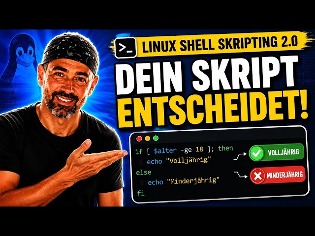 Bash kann Entscheidungen treffen – if, elif & else einfach erklärt