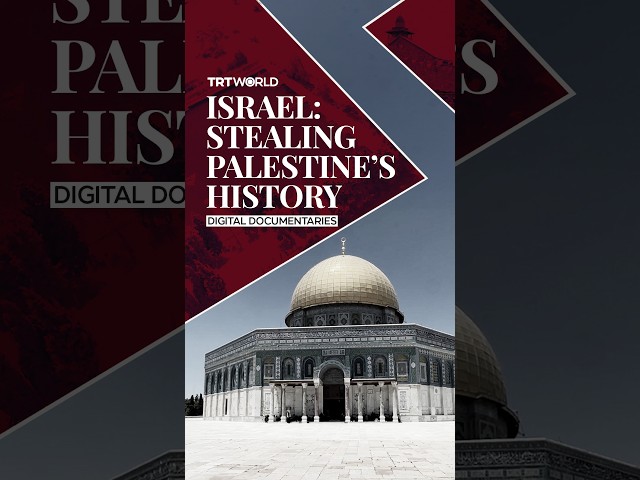 How does Israel occupy Palestine’s history by targeting its landmark sites?