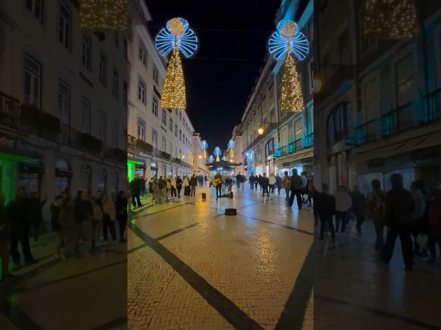 Happy New Year! 🥳 Rua Augusta Lisbon Portugal #christmaslights #lisbon #lisbontravel
