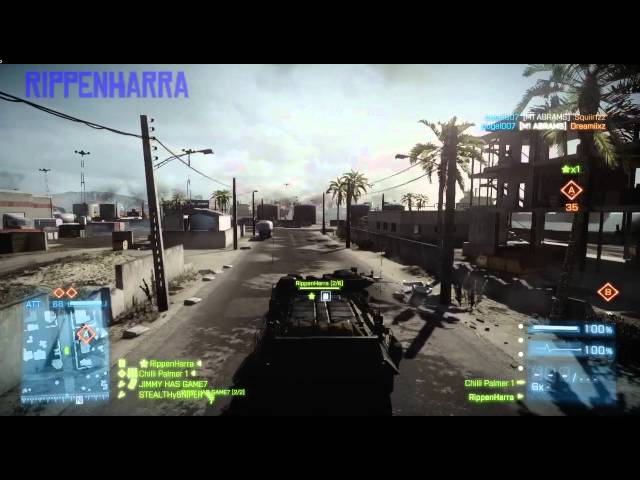 Battlefield 3 : Playing the objective on wheels( tracs) Commentary