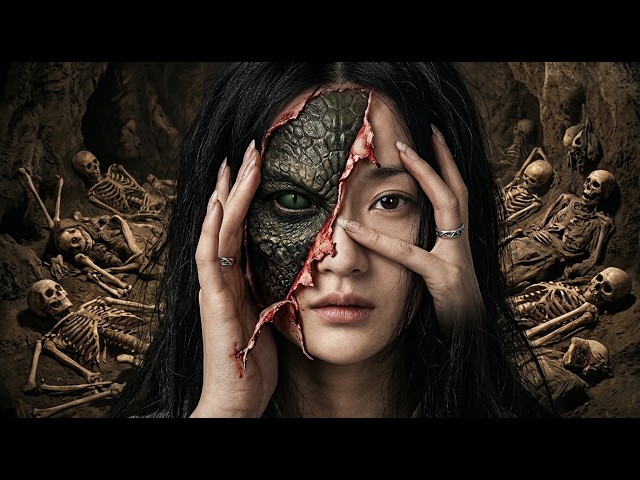 👹【FULL MOVIE 4K】A Beauty Sheds Her Skin, Revealing a Terrifying Monster Among the Skulls!