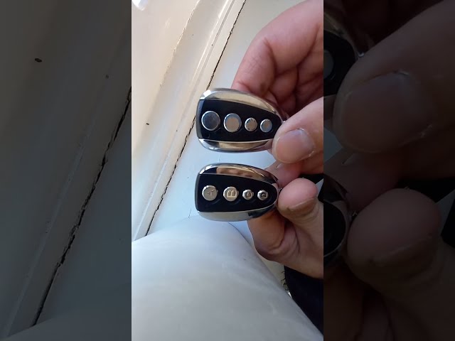 Rolling Code Gate Garage Remote Control Cloning Method / Procedure 4 Button A B C D Blue LED Light