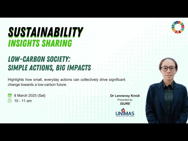 SIS 7: Low Carbon Society: Simple Actions, Big Impacts