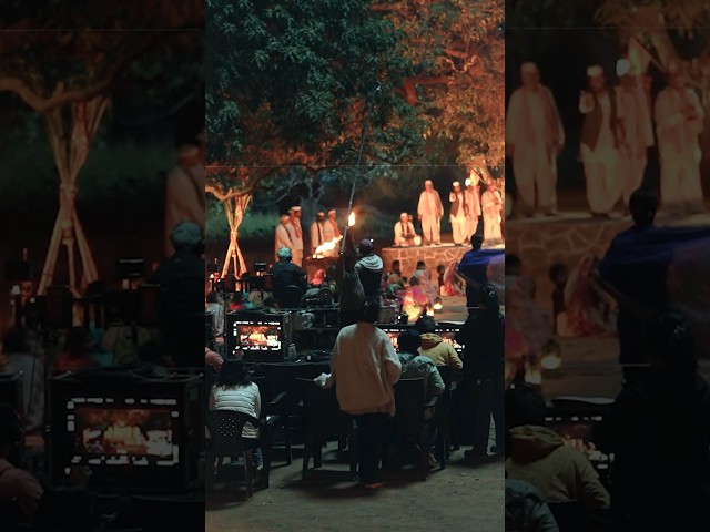 Lights, Camera, गोंधळ! 🎬 #InCinemasNow #BTS #davakharfilms #गोंधळ #gondhalfilm #gondhal