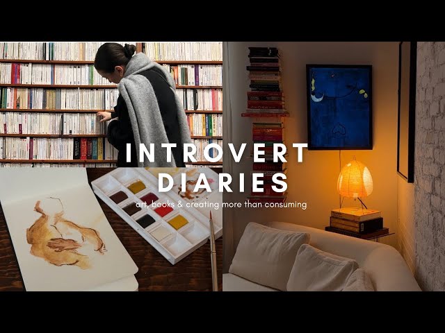 vlog | introvert diaries: small things I do to feel good when overwhelmed