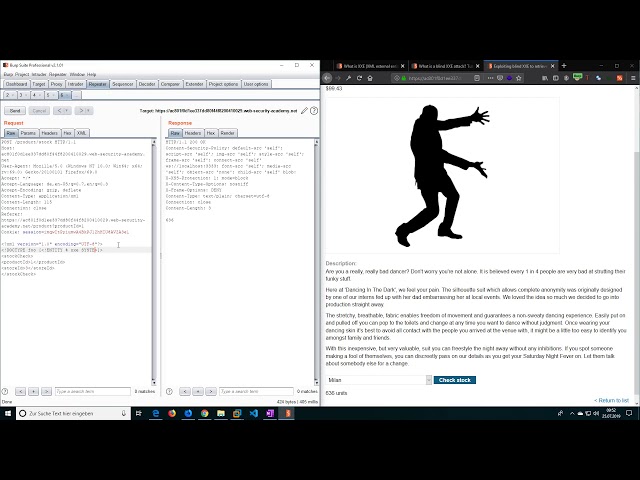 Exploiting blind XXE to retrieve data via error messages (Video solution)