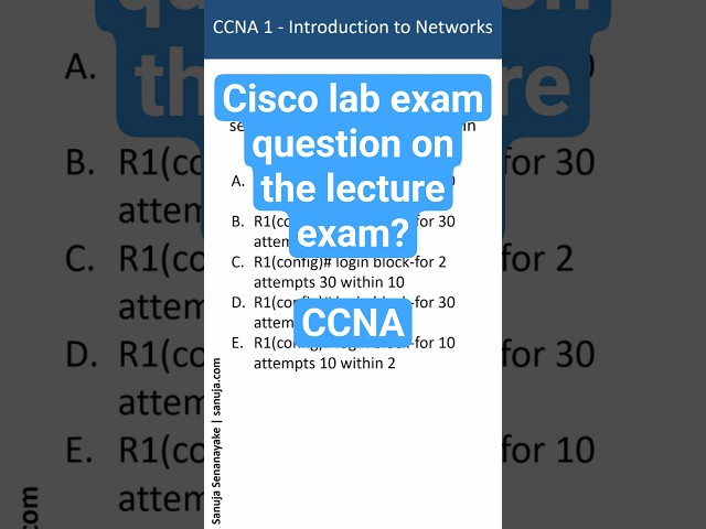 Blocking Cisco router login attempts - CCNA Bite 43
