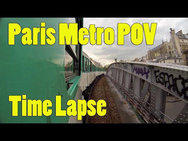 Paris Metro POV Time Lapse