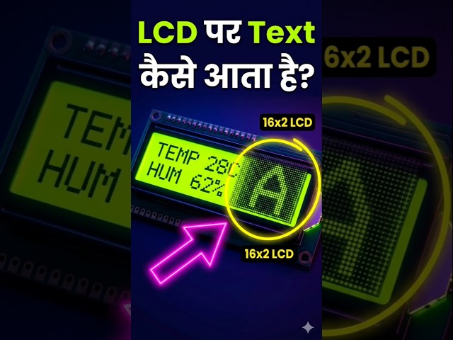 LCD Display कैसे काम करती है? #shorts #shortsfeed #diy