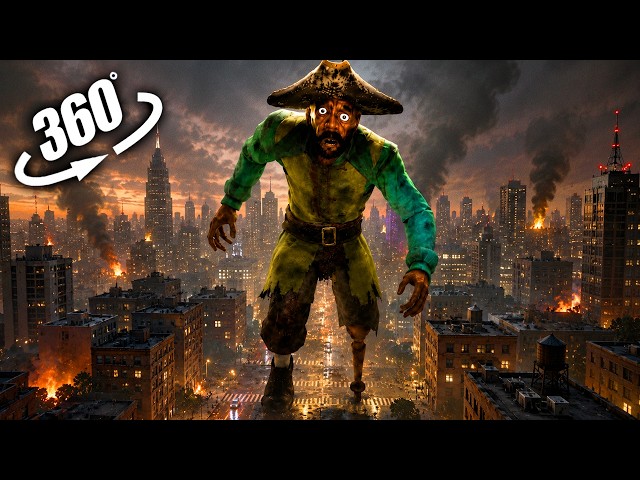 Backrooms Captain Clark in YOUR CITY | VR / 4K | Backrooms movie