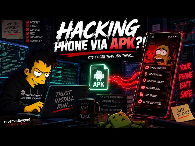 How Android Malware REALLY Works | Malware Analysis #1
