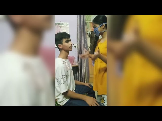 Brother sister funny slapping challenge #slapping #funny #slap #challenge 
