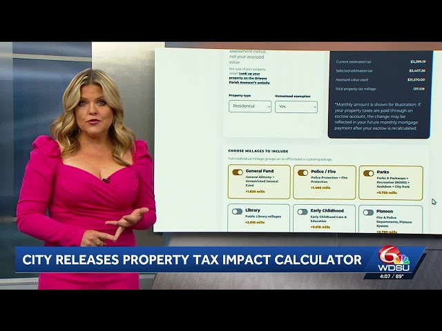 City of New Orleans creates new tool to help residents calculate property tax impact