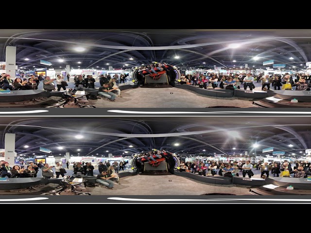 CES  2019 DOF Robotics coaster, 360 VR