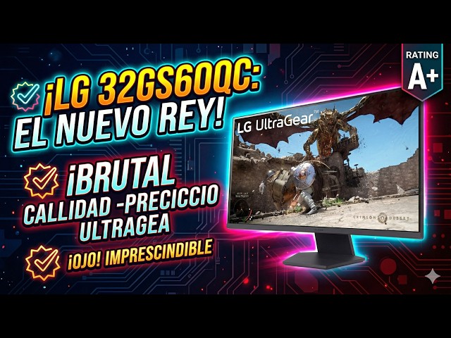 THE BEST CURVED MONITOR? 😱 LG UltraGear 32GS60QC (Review 2026)