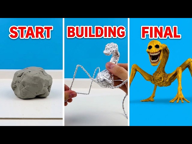 Making The Verity Monster Garry's Mod Forsaken Roblox Minecraft with Clay
