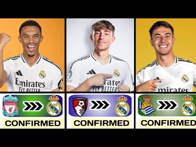 Real Madrid Confirmed Transfer Summer 2025,✅ | Huijsen to Real Madrid, Trent Arnold to Real Madrid🤯