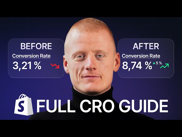 How to increase your conversion rate on Shopify in 2026 - Full CRO Guide