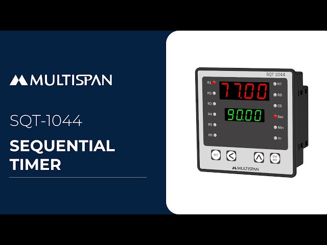SQT 1044: Multispan's Sequential Timer Product Guide