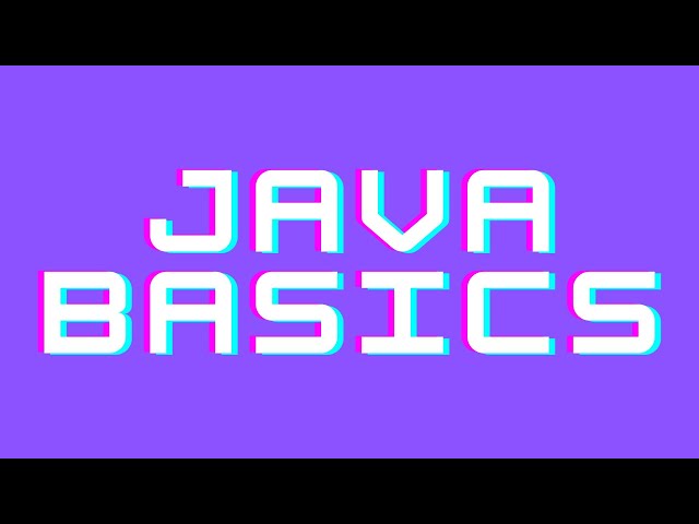 Java Tutorial (Programming Basics) - Techie Tessie