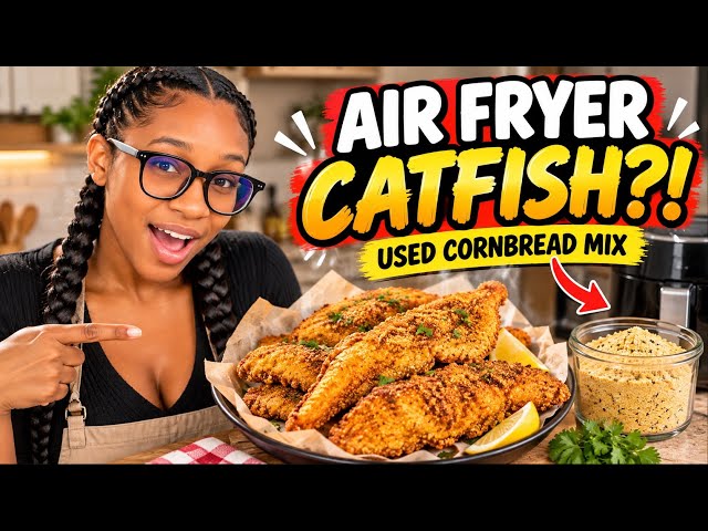 No Fish Fry Mix?! I Used Cornbread Mix on My Catfish 😳