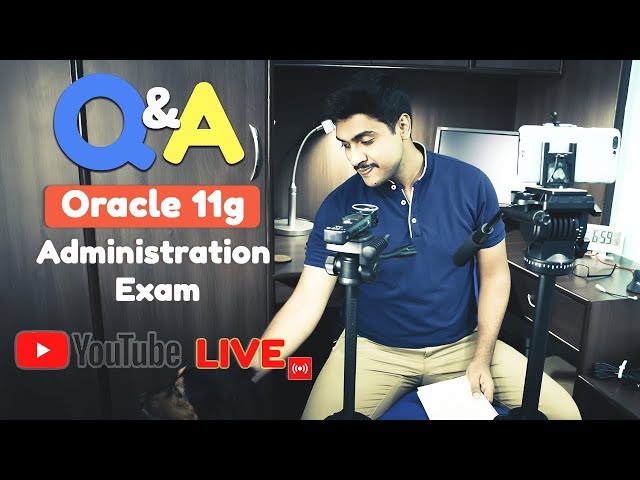 Live🔴 Discussion on Oracle 11g Administrator certifications with Manish Sharma
