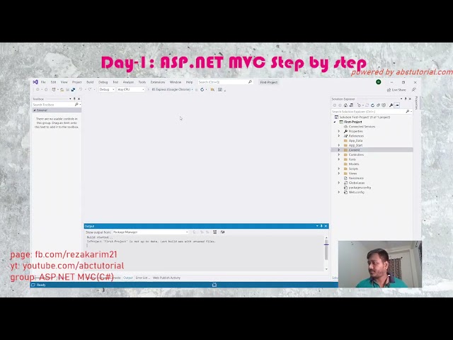 Day-1: ASP.NET MVC Learning step by step