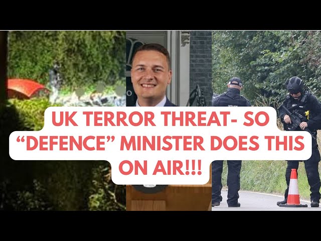 TERROR FEARS IN UK & YET THE DEFENCE MINISTER OFFERS THIS WEAK EFFORT - WE ARE DOOMED #terror #news 