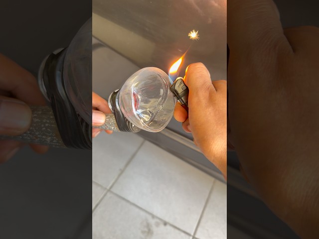 Remember this trick with a plastic bottle!