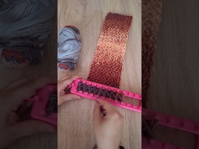 Knitting loom for beginners step by step #knitting #scarf  #hat #crochet #knitting_loom_eljammari