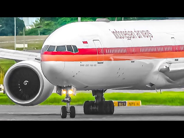 30 MINS of Plane Watching at Jakarta Soekarno-Hatta Airport 🇮🇩