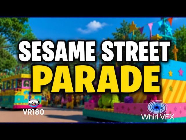 Sesame Street Party Parade at SeaWorld Orlando | 3D VR180 8K (July 2026)