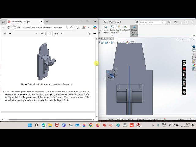 SolidWorks Advanced Modeling Tools Explained | Hole Wizard, Fillet, Chamfer, Mirror, Patterns PART 2
