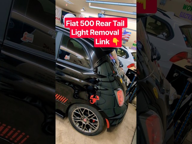 Link👉 FIAT 500⚒️ Rear Tail Light Removal 👉#fiat #fiat500 #fiatabarth #abarth #easy #fix #help #tail