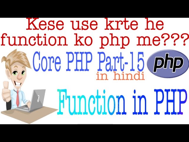 php tutorial for beginners full | Function in PHP Part-15 | Web Tutorial by Nikhil Koshti