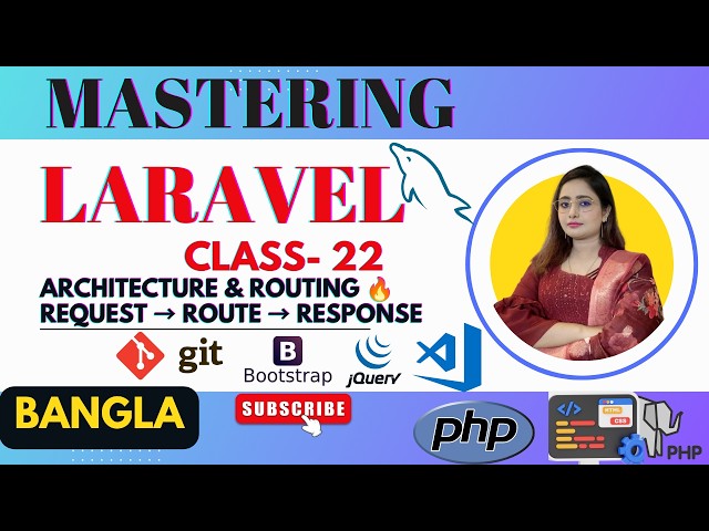 Laravel Architecture & Routing 🔥 | Request-Response Cycle & Routing Structure | Laravel Tutorial