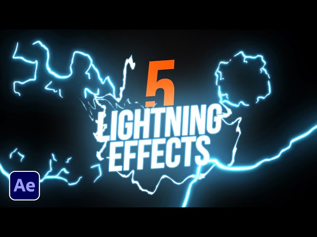 Create Lightning & Energy Effects in 5 Steps | After Effects Tutorial