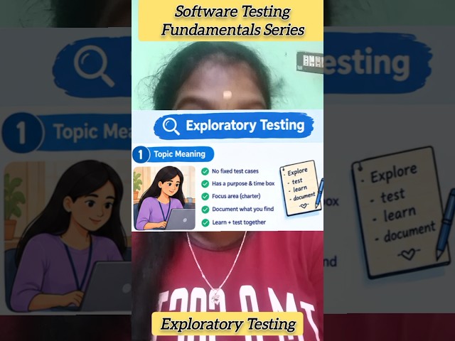 Exploratory Testing #softwaretesting #jte #Justtesteverything #trending #viral #softwaretestinglife