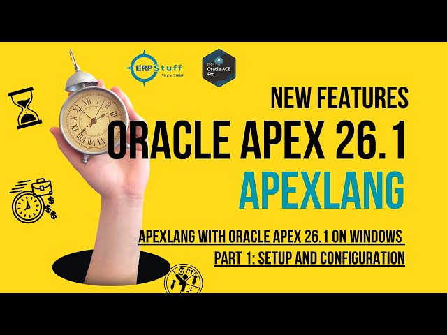 APEXlang new feature in APEX 26.1 |  Part 1 Setup and Configuration