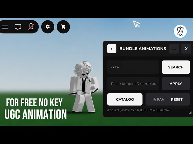 FE ugc animation script | all ugc bundle for free no key | Roblox universal script | Roblox script