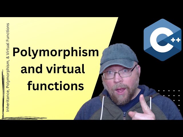 C++ Polymorphism and Virtual Member Functions [6]