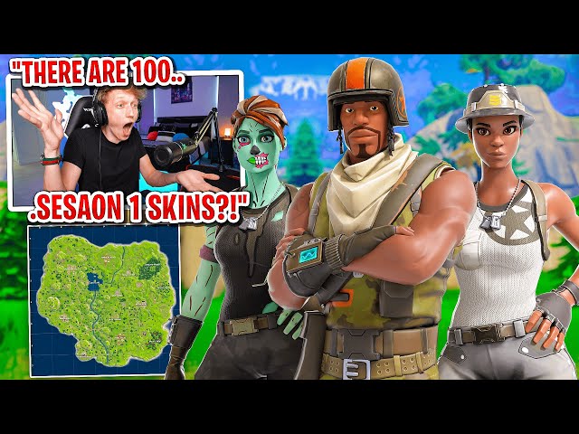 I got 100 SEASON 1 SKINS to scrim for $100 in Fortnite... (og fortnite)