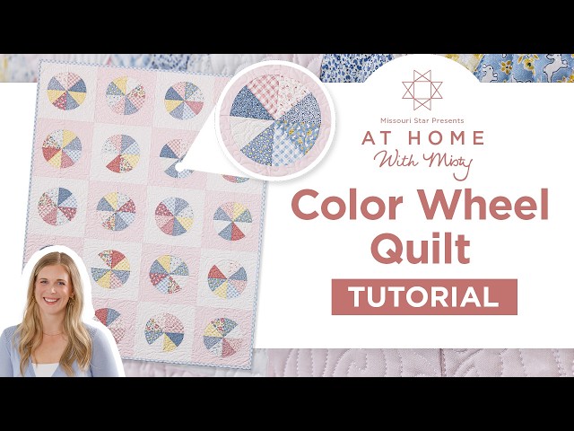 Easy To Make Color Wheel Quilt | At Home With Misty - Charm Pack Friendly Quilt Pattern