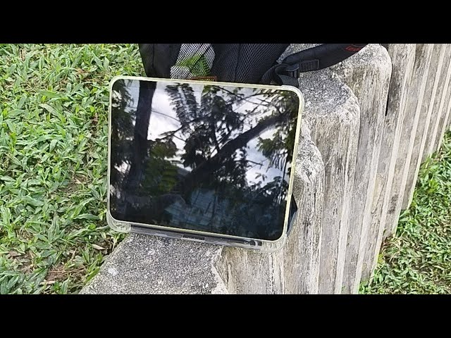 Gaming on iPad A16 at KLCC Park