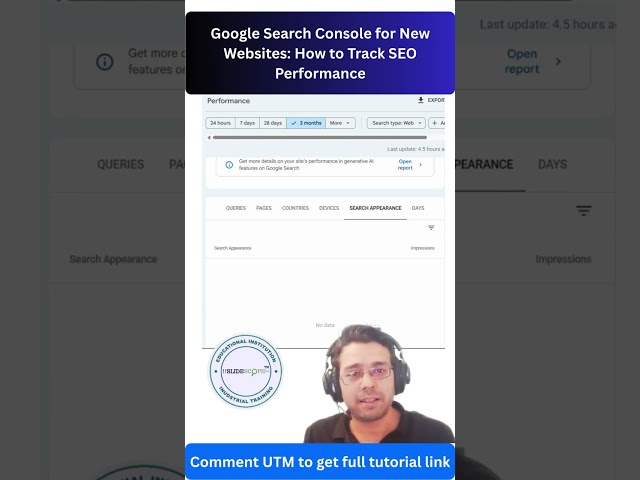 Google Search Console for New Websites: How to Track SEO Performance.