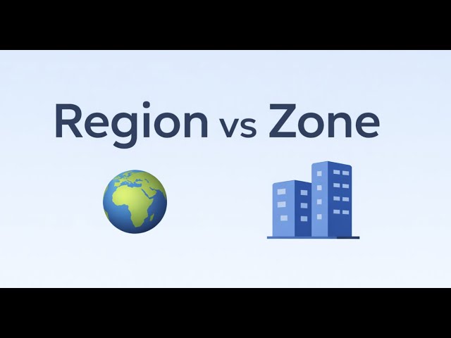 Region vs Zone Explained ☁️