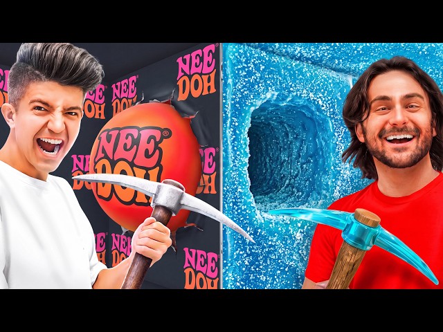 100 Layers of CANDY vs TOYS!