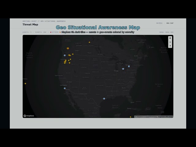 sentinel osint demo