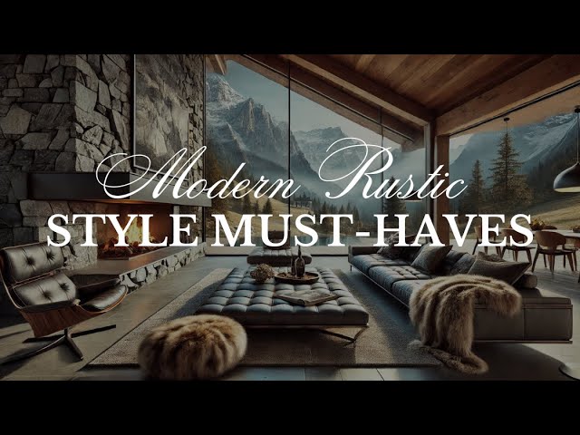 MODERN RUSTIC Top Must-have Items | Pro Interior Design Tips (2025)