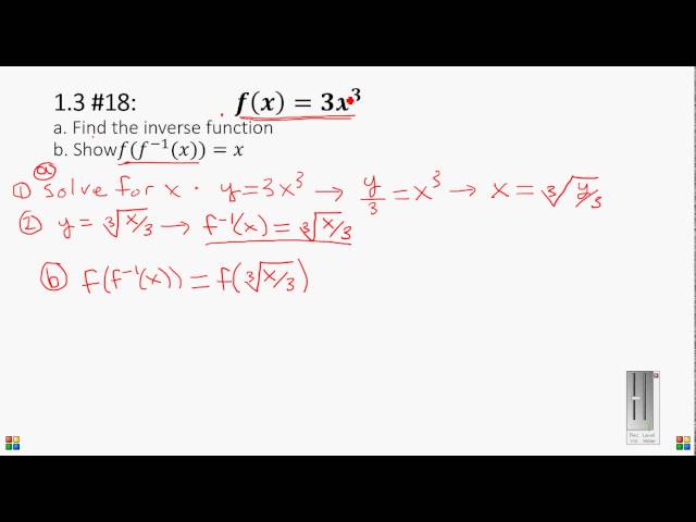 Calculus Section 1 3 #18